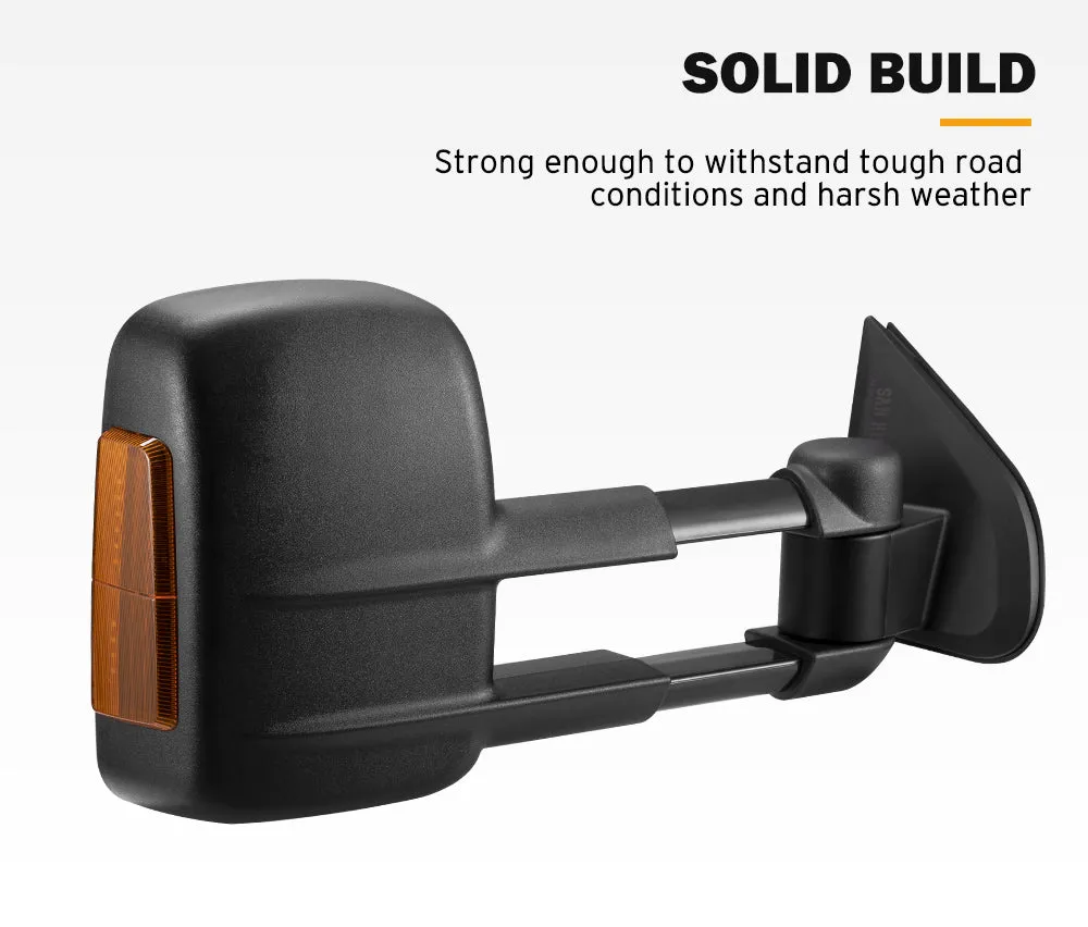 San Hima Extendable Towing Mirrors For Isuzu D-MAX DMAX 2020/08-ON