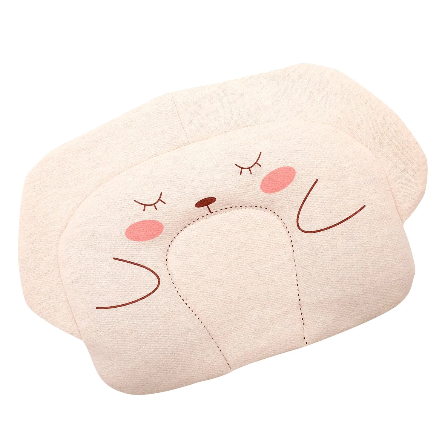 Sleepy Bear Cream Pillow
