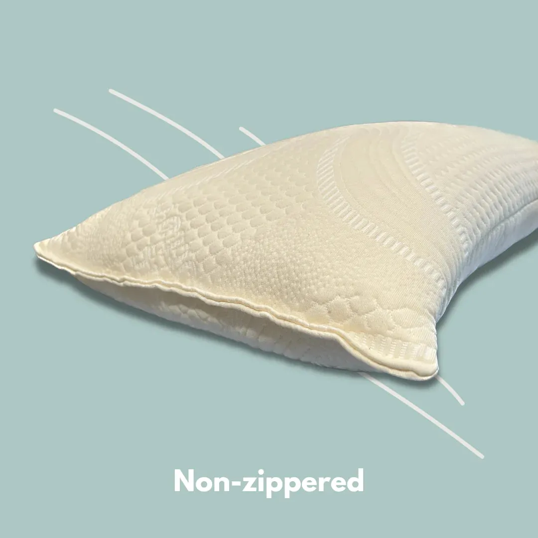 Small Travel Pillow Shredded Latex [GOTS & GOLS Certified]