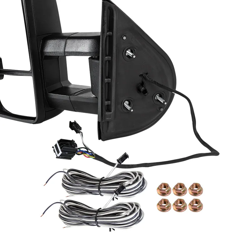 Spec-D Towing Mirrors Chevy Silverado (2007-2013) Powered Extended & Heated