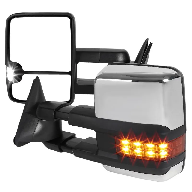 Spec-D Towing Mirrors Chevy Tahoe / Yukon / Suburban (1992-1999) LED & Powered