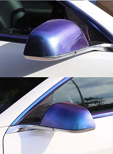 Starry Sky Chameleon Series ABS Side View Mirror Cover for 2017-2022 Tesla Model 3