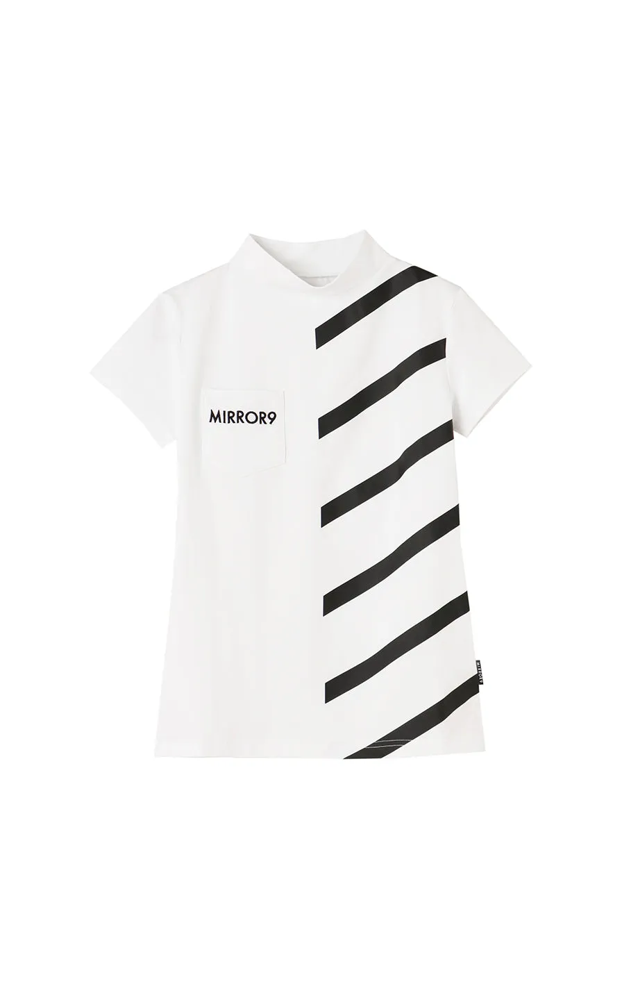 Stretch high neck tops/2color