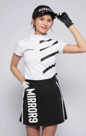 Stretch high neck tops/2color