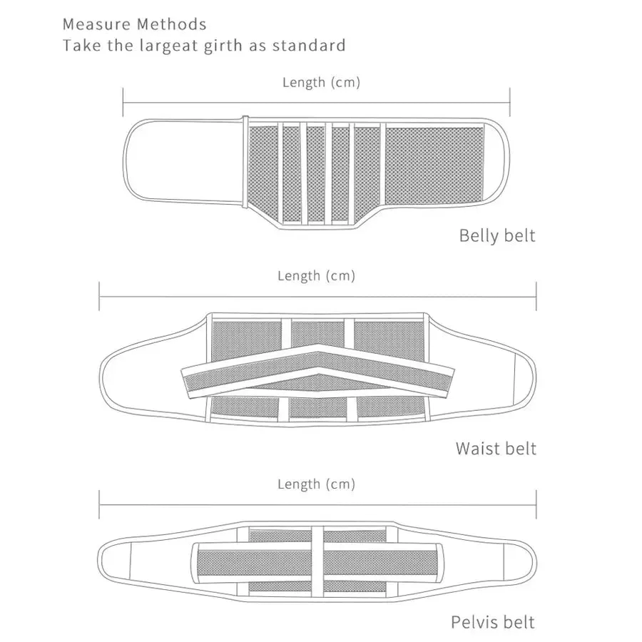 Sunveno 3 in 1 Adjustable Maternity Belt