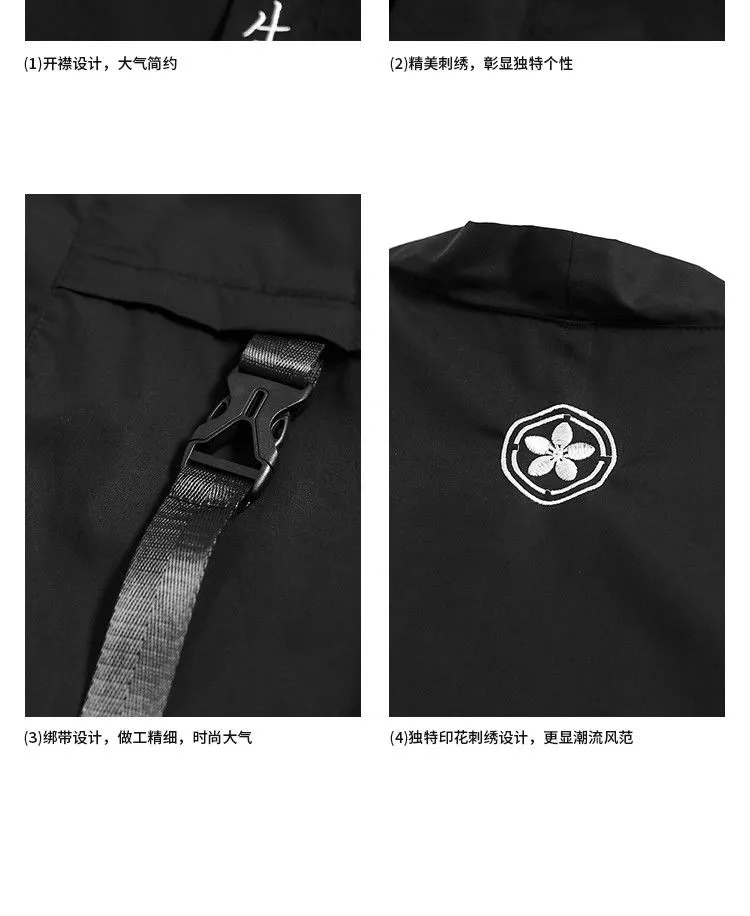Tech wear kanji kimono