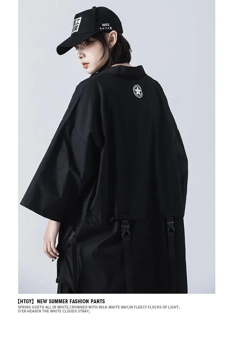 Tech wear kanji kimono