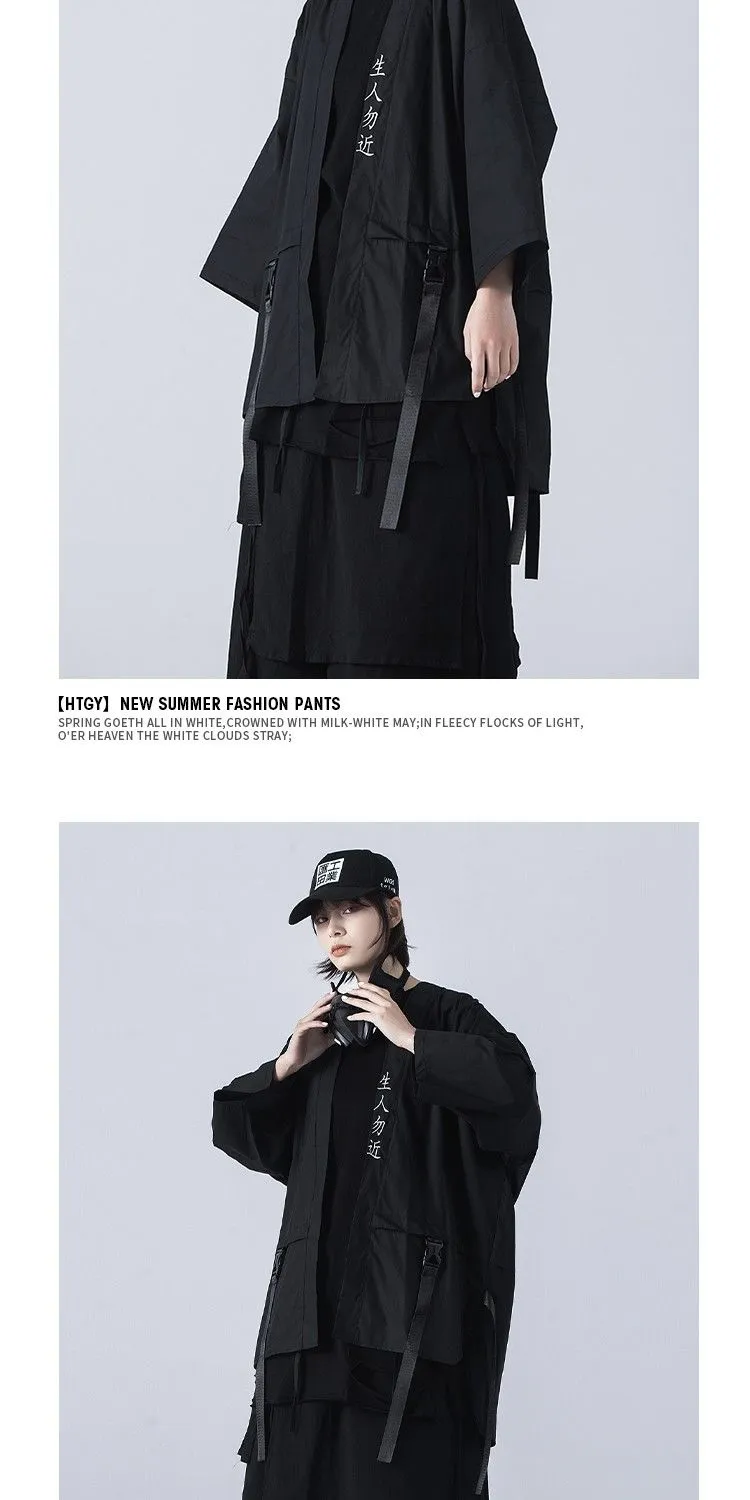 Tech wear kanji kimono
