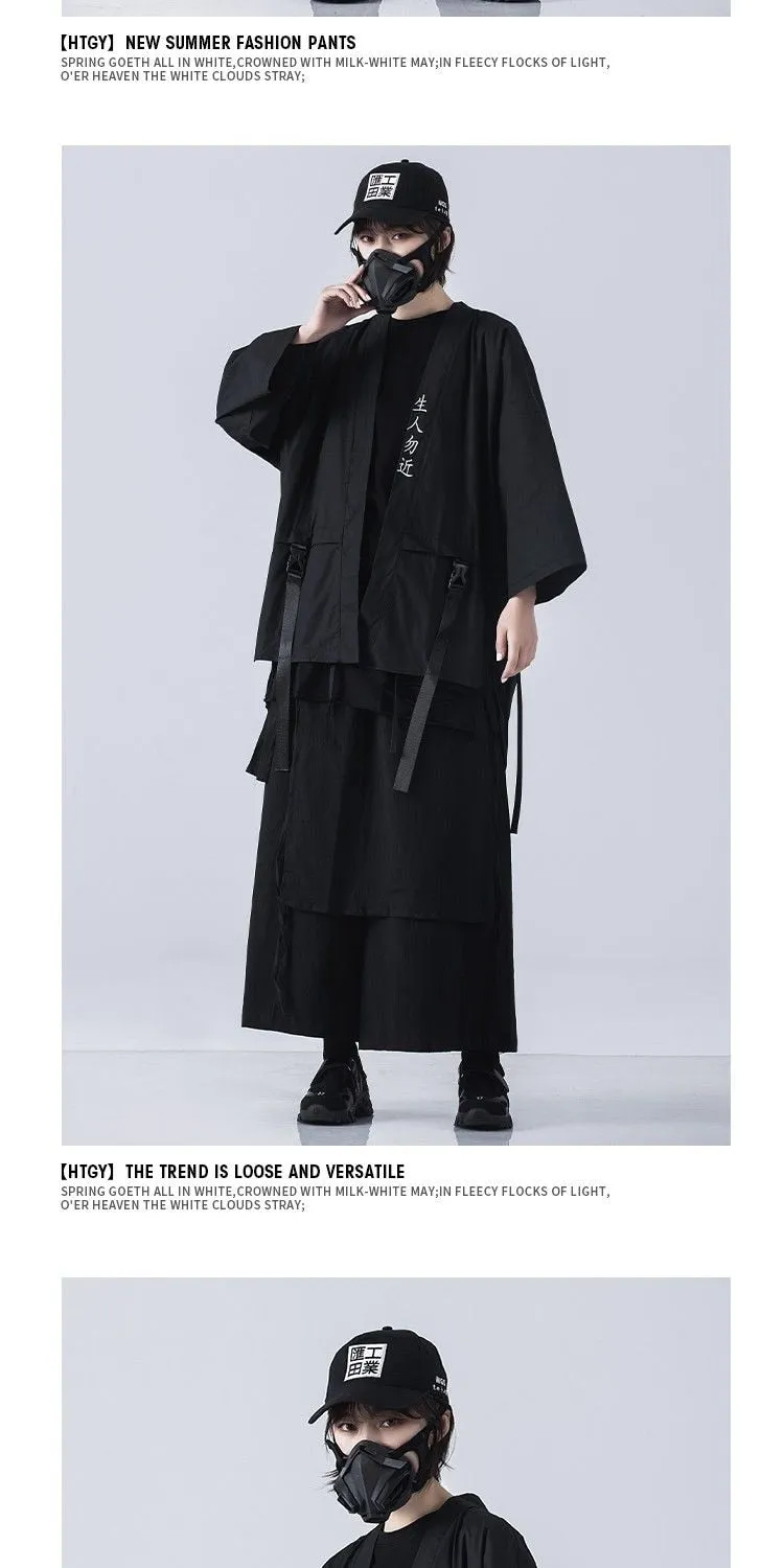 Tech wear kanji kimono