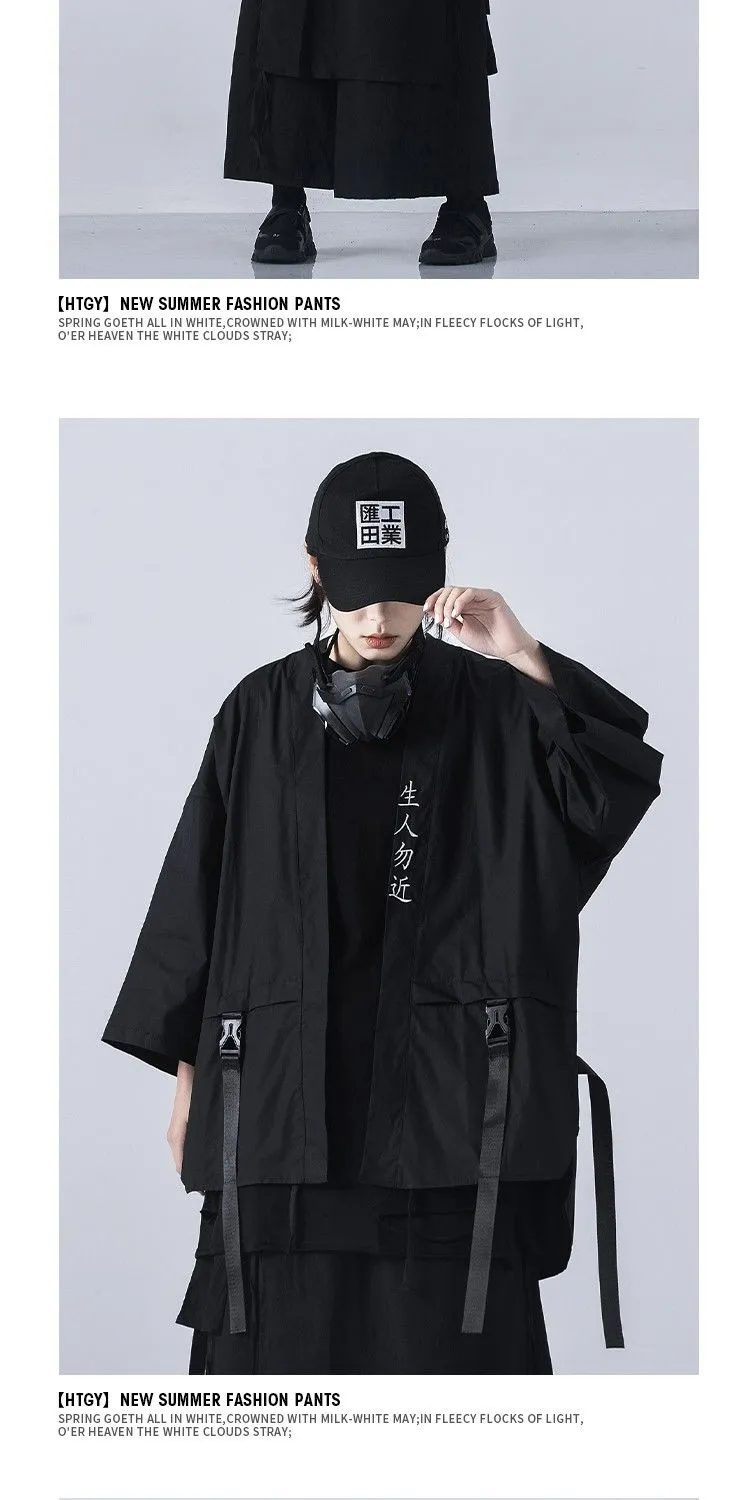 Tech wear kanji kimono