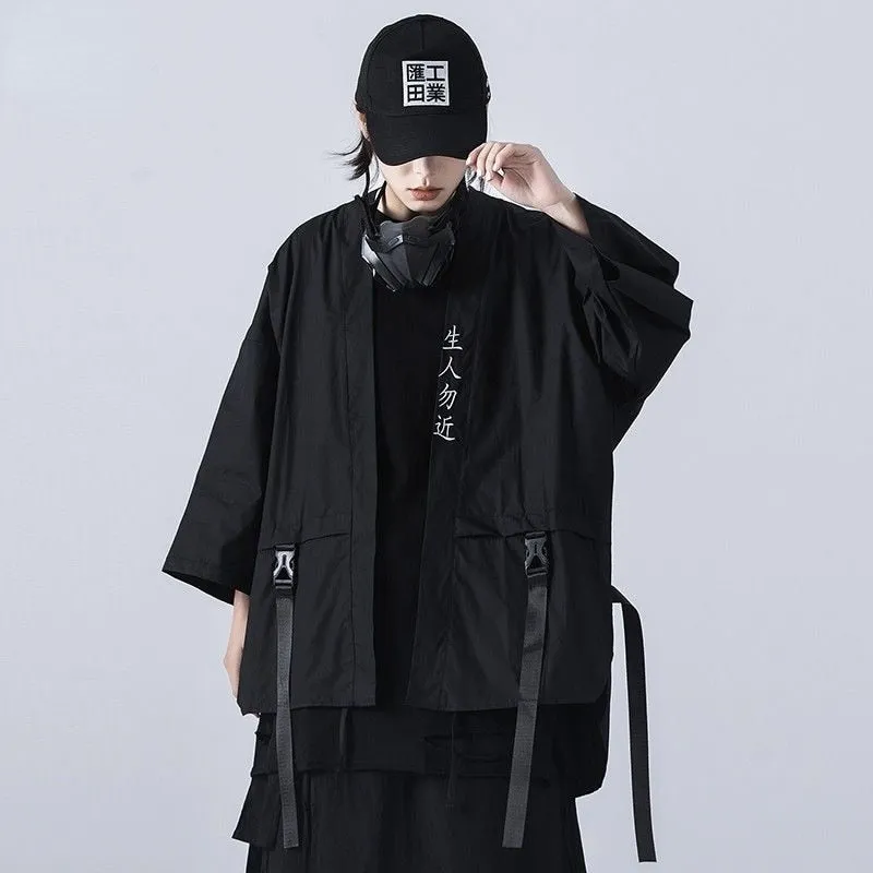 Tech wear kanji kimono