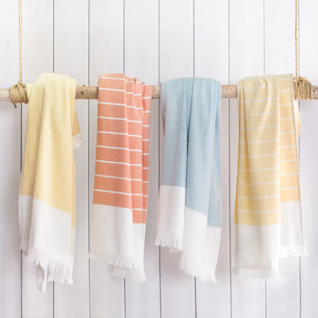 The Blue Dot Fouta Towels