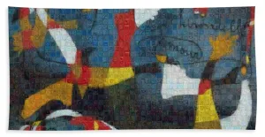 Tribute to Miro - 2 - Bath Towel