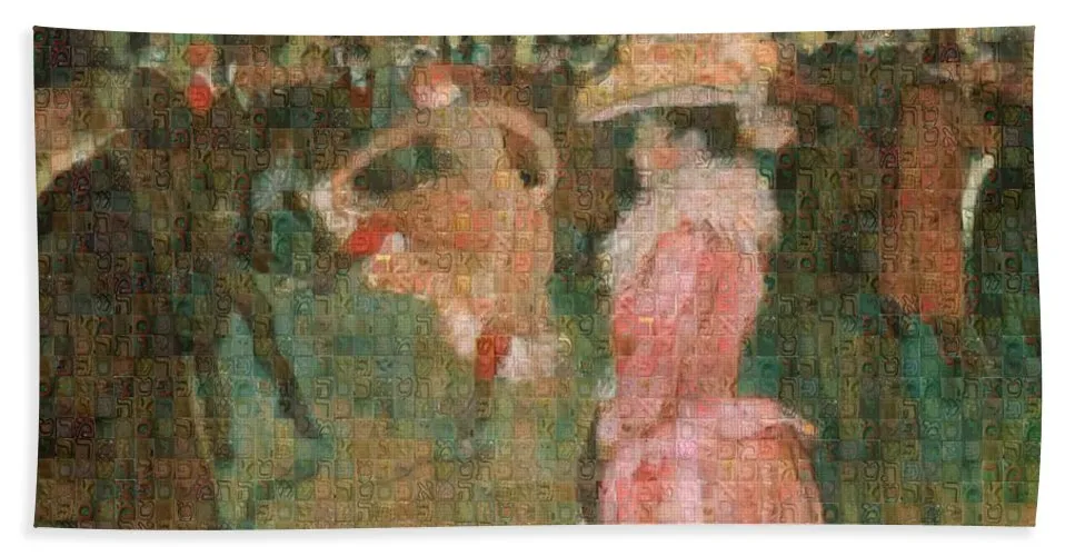Tribute to Toulouse Lautrec - Bath Towel