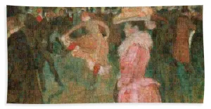 Tribute to Toulouse Lautrec - Bath Towel