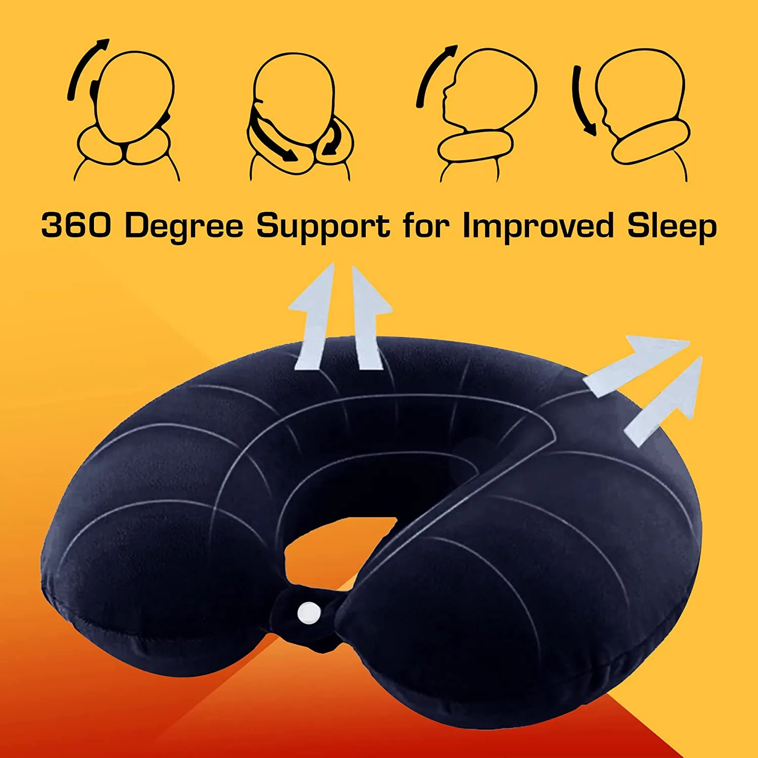 U-Shape Fibre Filled Neck Pillow