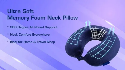 U Shaped Memory Foam Travel Pillow
