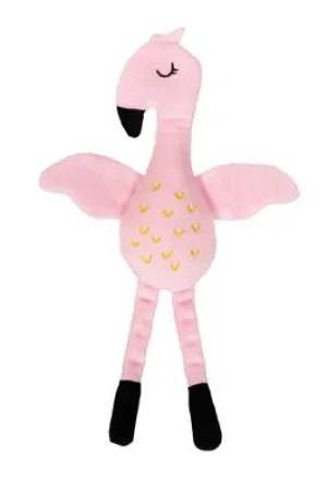 Yours Droolly Recyclies Flamingo Dog Toy