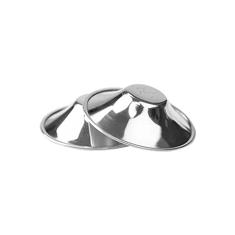 Zomee Original Silver Nursing Cups - Nipple Shields for Nursing Newborn